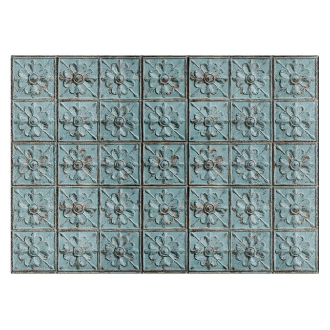 Antike Deckenplatine Schneidebrett (Vorderseite)