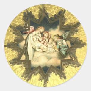 Antike deutsche Engel Sticker