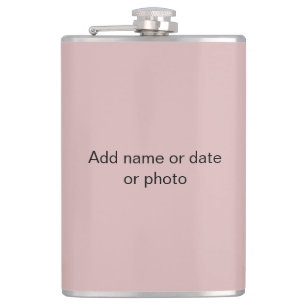 Antike Duskysche Rose Pastell Flachmann
