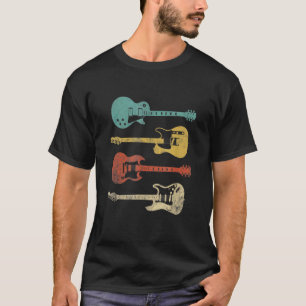 Antike E-Gitarren Abgenutzt Männer Frauen Kind T-Shirt