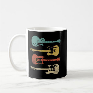 Antike E-Gitarren Kaffeetasse