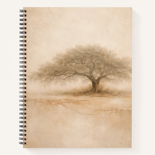 Antike Eiche | Südliche Eichenbaum-Kunst | Notizbu Notizbuch (Vorderseite)