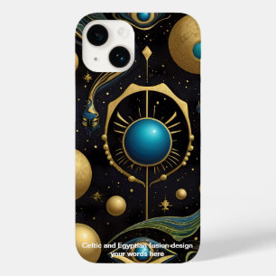 Antike Eleganz: Keltisch & Ägyptisch Case-Mate iPhone 14 Hülle