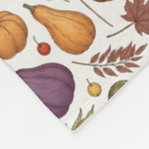 Antike Ernte Herbstliche Fülle Fleecedecke