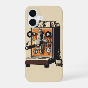 Antike Espressomaschine iPhone 16 Hülle