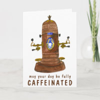 Antike Espressomaschine Kaffee ANPASSEN Lustig
