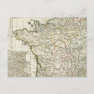 Antike Europakarte Postkarte