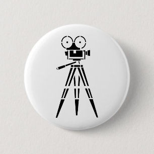 Antike Film Movie Set Kamera Button