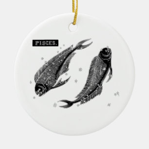 Antike Fische Keramikornament