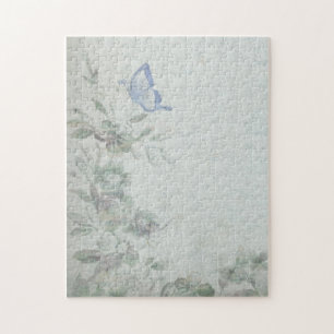 Antike Florale Blaue