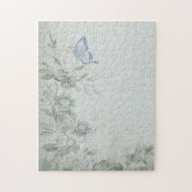 Antike Florale Blaue (Vertikal)