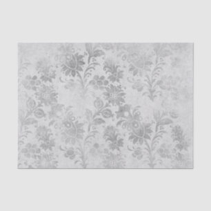 Antike florale Damaske Seidenpapier
