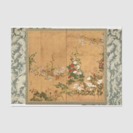 Antike, florale Kunsthandwerk Seidenpapier