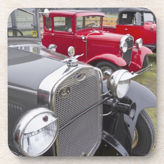 Antike Ford-Autos Getränkeuntersetzer (Vorderseite)