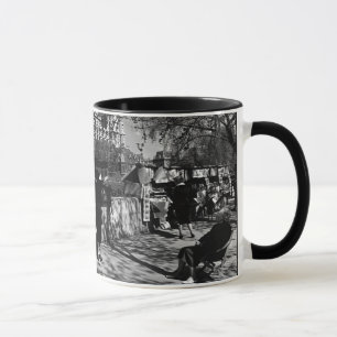Antike Frankreich Paris Dame Kathedrale Buchhändle Tasse