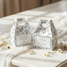 Antike französische Blumen Hochzeit Smaragdgrün