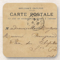 Antike französische Postkarte