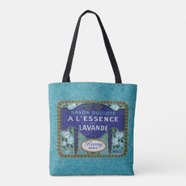 Antike französischer Lavendel-Seife Tasche