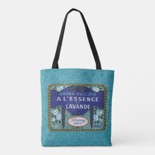 Antike französischer Lavendel-Seife Tasche
