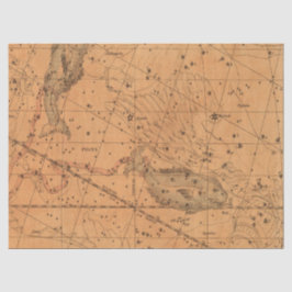 Antike Galaxie Karte Design 5 Seidenpapier