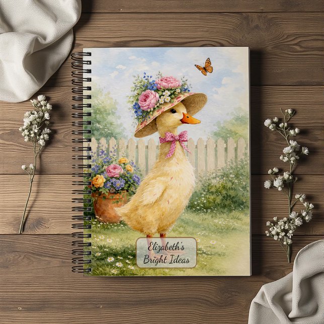 Antike Gartenente Notizbuch (Von Creator hochgeladen)