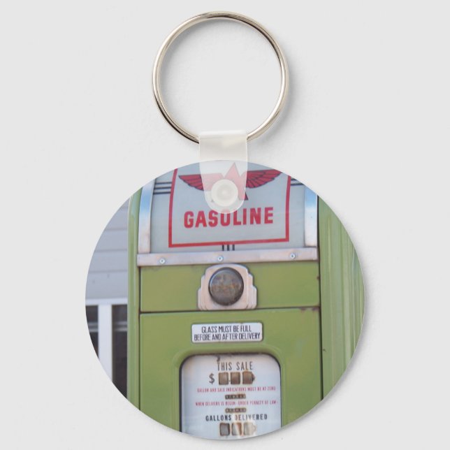 Antike Gaspumpe Schlüsselanhänger (Vorderseite)