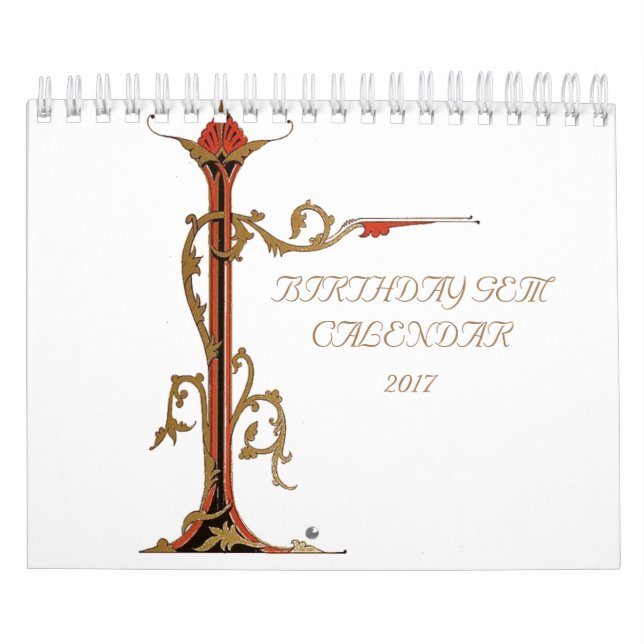 Antike Geburtstagsstuben Kalender (Titelbild)