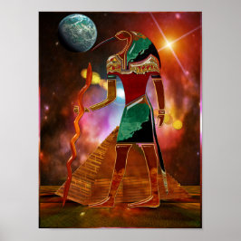 Antike Geheimnisse THOTH 3D Ägyptisch Scifi Poster