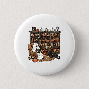Antike Geist Lesebuch Liebhaber Bibliothek Hallowe Button