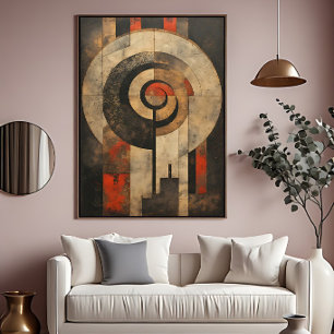 Antike Geometrie Poster