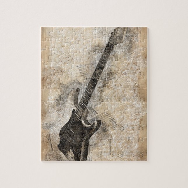 Antike Gitarre (Vertikal)
