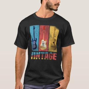 Antike Gitarren für Musiker und Gitarristen T-Shirt