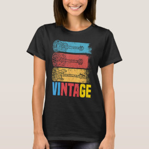 Antike Gitarren für Musiker und Gitarristen T-Shirt