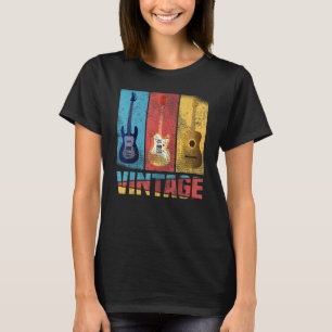Antike Gitarren für Musiker und Gitarristen T-Shirt