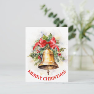 Antike Glocke - Weihnachtskarte Feiertagskarte