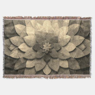 Antike Golden Mandala Kunst, Blume Decke