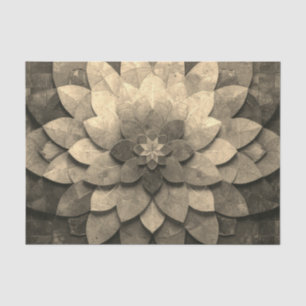 Antike Golden Mandala Kunst, Blume Seidenpapier
