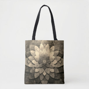 Antike Golden Mandala Kunst, Blume Tasche