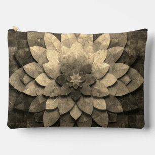 Antike Golden Mandala Kunst, Blume Zubehörtasche
