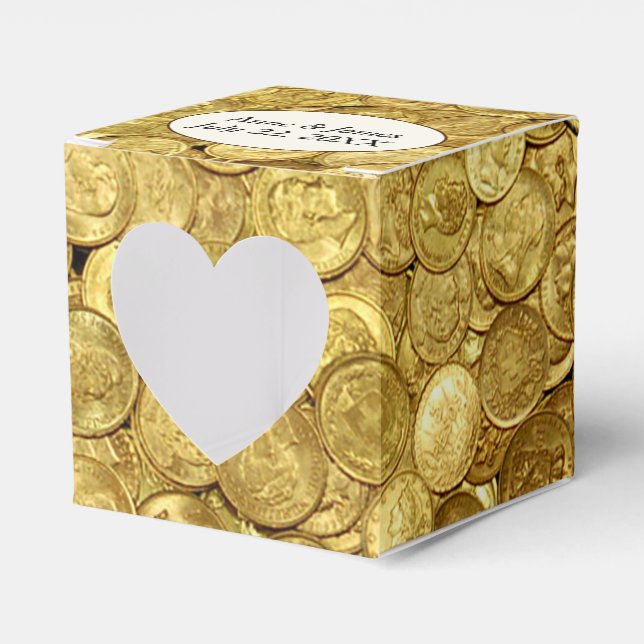 Antike Goldmünzen Geschenkschachtel (Vorderseite)