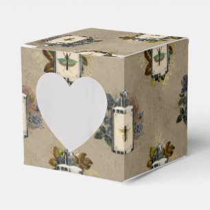 Antike gotische florale Hexentrankflasche Geschenk Geschenkschachtel