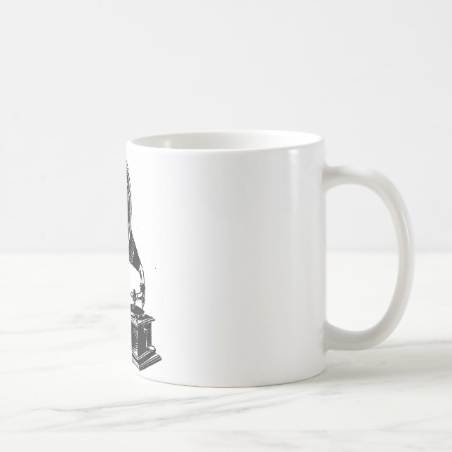 Antike Grammophon Kaffeetasse (Rechts)