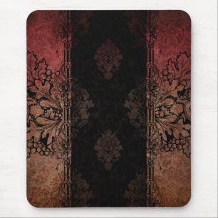 Antike gravierte Damast-Mauspad Mousepad