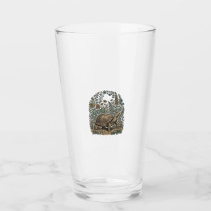 Antike Gravur Schildkröte Botanischer Garten Glas