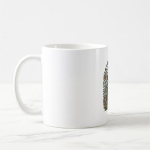 Antike Gravur Schildkröte Botanischer Garten Kaffeetasse