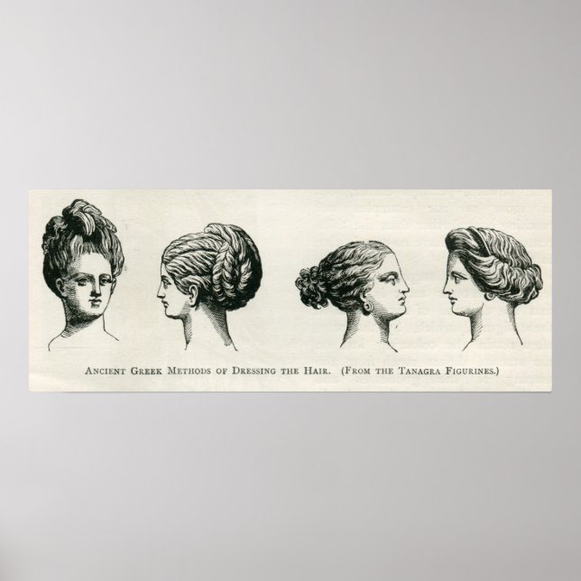 Antike griechische Frisuren Poster (Vorne)