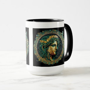 Antike griechische Mystery Combo-Tasse, 15 oz Tasse