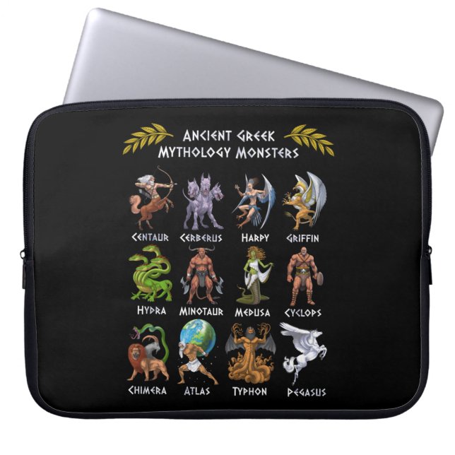 Antike griechische Mythologie-Monster Laptopschutzhülle (Vorderseite)