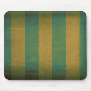 Antike grün gestreifte Deckchair-Hülle Mousepad