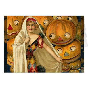 Antike Halloween-Kürbislaterne